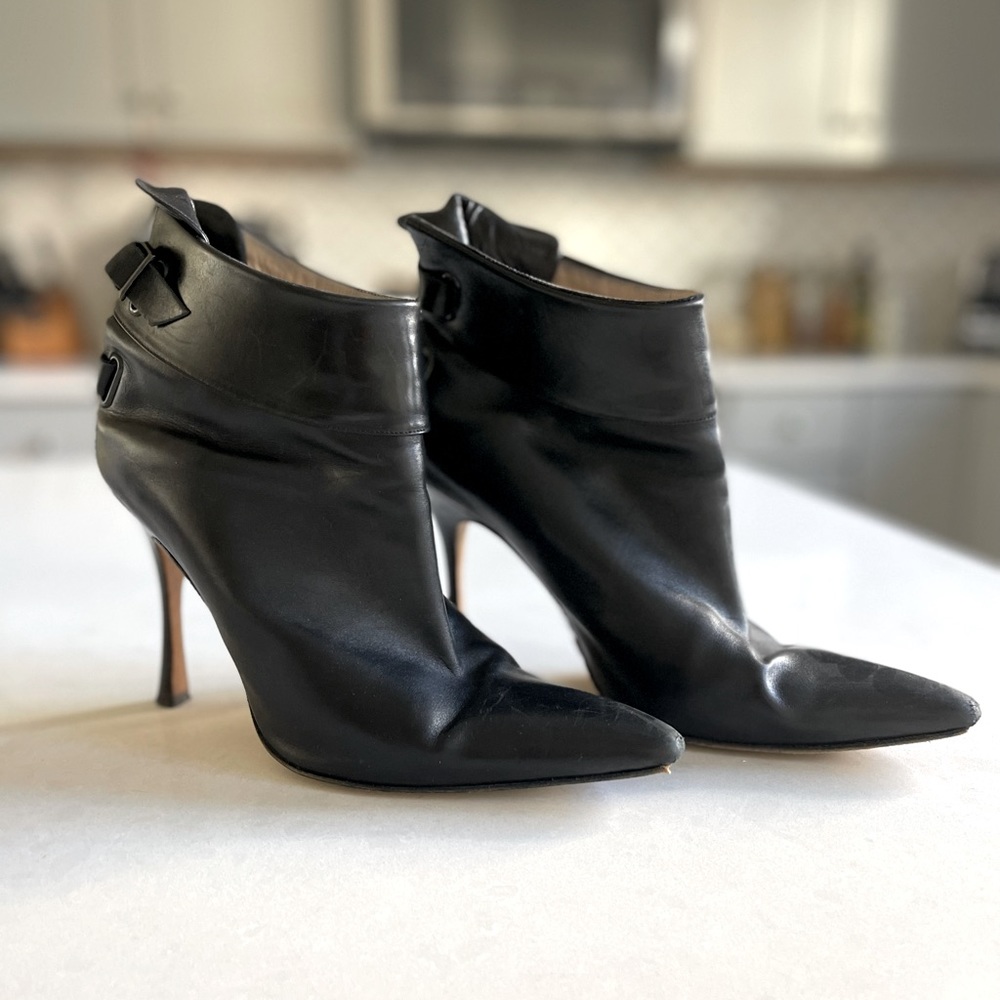 Manolo Blahnik Shoe Boots